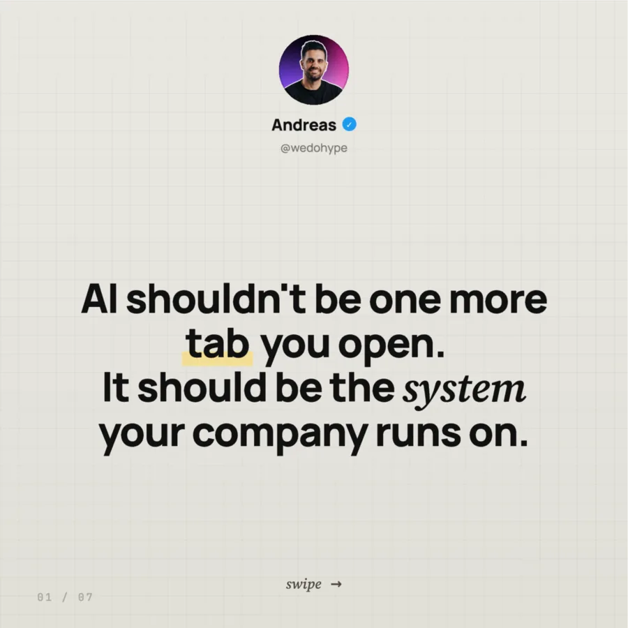 AI OS, page one